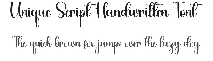 Unique Script Handwritten Font by inermediaSTUDIO — Script Handwritten Font