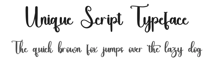 Unique Script Typeface by inermediaSTUDIO — Script Handwritten Font