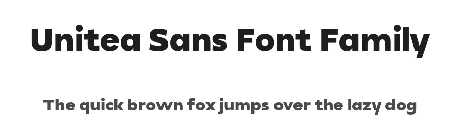 Unitea Sans Font Family by YUKITA CREATIVE β Decorative Font