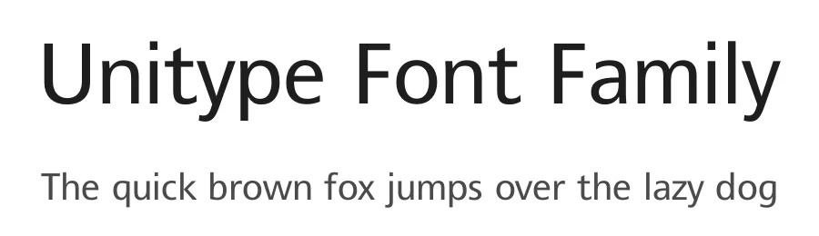 Unitype Font Family by Jivko Stankulov — Sans Serif Font