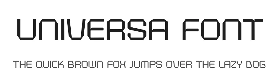 Universa Font by limitype — Display Font