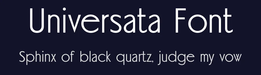 Universata Font by Prambudi_font — Display Font — thumbnail 2