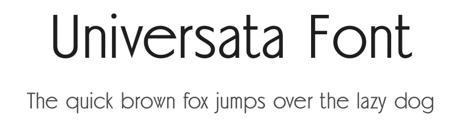 Universata Font by Prambudi_font — Display Font