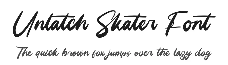 Unlatch Skater Font by letterenastudios — Script Handwritten Font