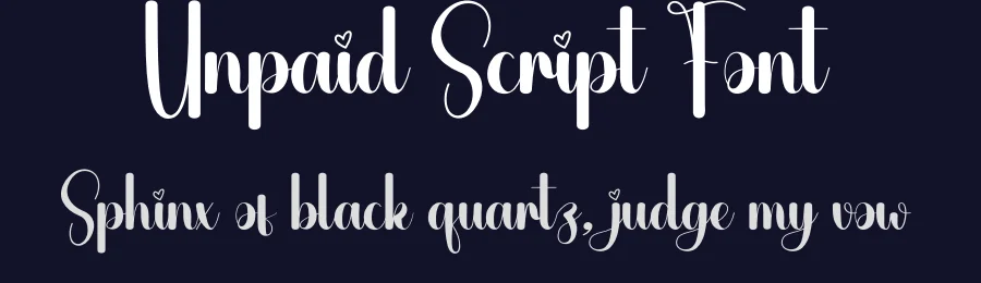 Unpaid Script Font by creativeletter — Script Handwritten Font — thumbnail 2