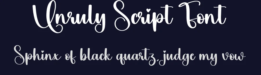 Unruly Script Font by creativeletter — Script Handwritten Font — thumbnail 2