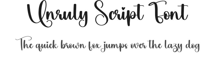 Unruly Script Font by creativeletter — Script Handwritten Font