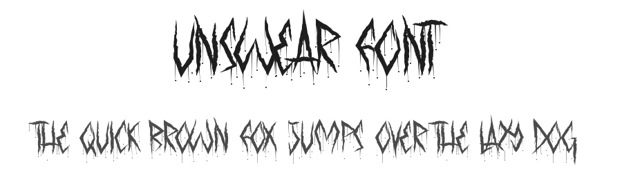 Unswear Font by edricstudio — Display Font