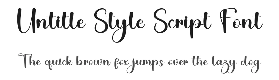 Untitle Style Script Font by inermediaSTUDIO — Script Handwritten Font