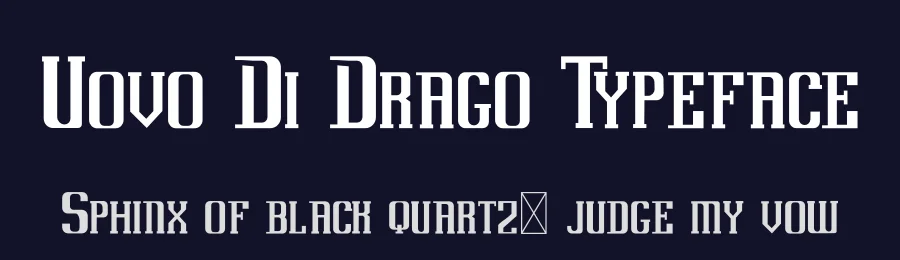 Uovo Di Drago Typeface by edricstudio — Serif Font — thumbnail 2