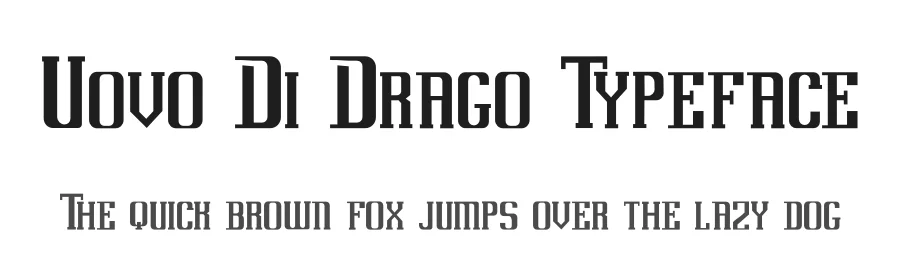 Uovo Di Drago Typeface by edricstudio β Serif Font