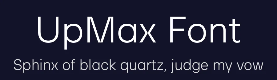 UpMax Font by NicolassFonts — Sans Serif Font — thumbnail 2