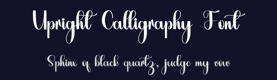 Upright Calligraphy Font by inermediaSTUDIO — Script Handwritten Font — thumbnail 2