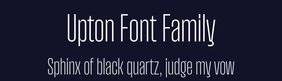 Upton Font Family by Halbfett — Decorative Font — thumbnail 2