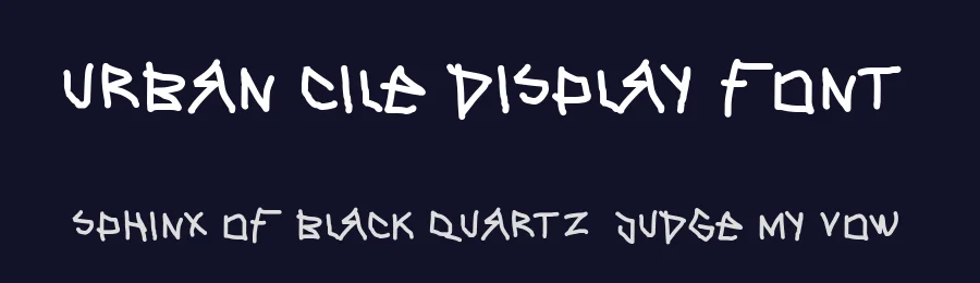 Urban Cile Display Font by ffeeaarr — Script Handwritten Font — thumbnail 2