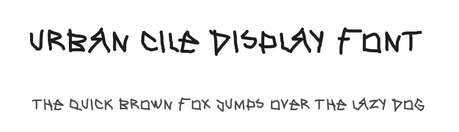 Urban Cile Display Font by ffeeaarr — Script Handwritten Font