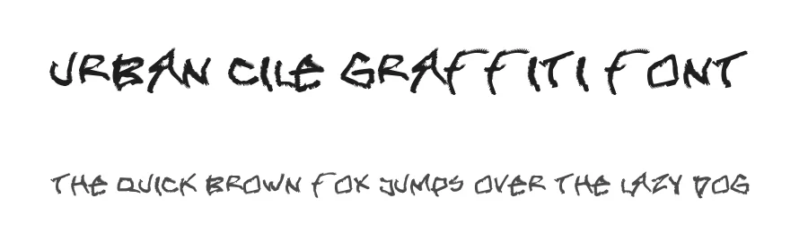 Urban Cile Graffiti Font by ffeeaarr — Decorative Font