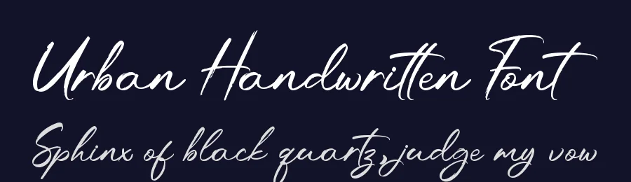 Urban Handwritten Font by letterara — Script Handwritten Font — thumbnail 2