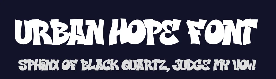 Urban Hope Font by figuree — Decorative Font — thumbnail 2