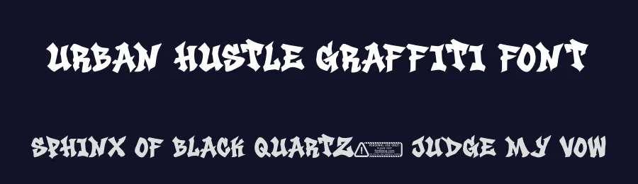 Urban Hustle Graffiti Font by overlaytemplates — Display Font — thumbnail 2