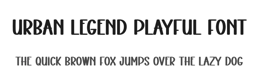 Urban Legend Playful Font by creativeletter — Script Handwritten Font