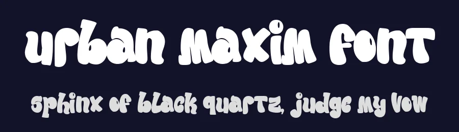 Urban Maxim Font by Cikareotype Studio — Display Font — thumbnail 2