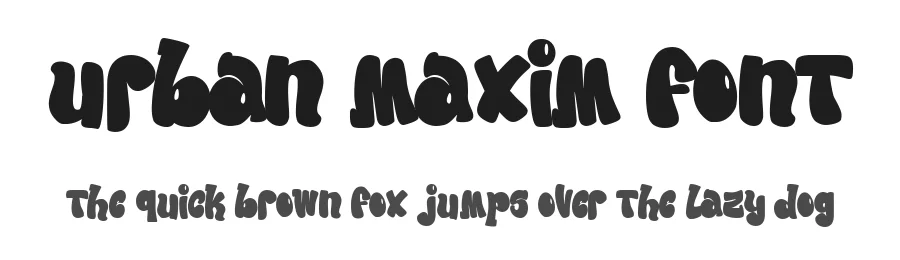 Urban Maxim Font by Cikareotype Studio — Display Font