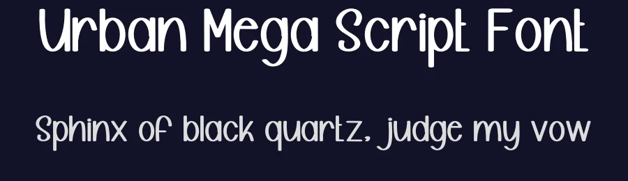 Urban Mega Script Font by inermediaSTUDIO — Display Font — thumbnail 2