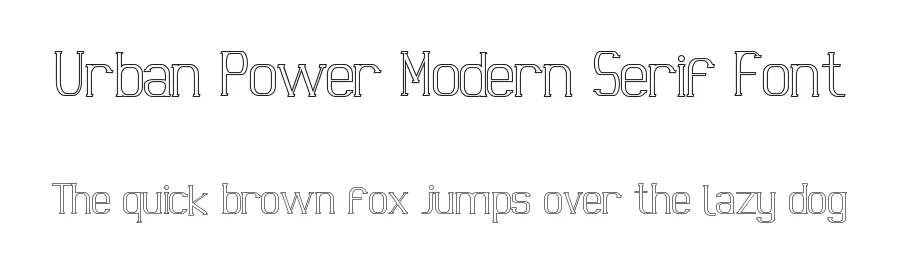 Urban Power Modern Serif Font by edricstudio — Serif Font