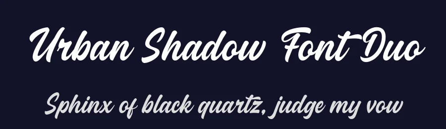 Urban Shadow Font Duo by Blankids Studio — Sans Serif Font — thumbnail 2