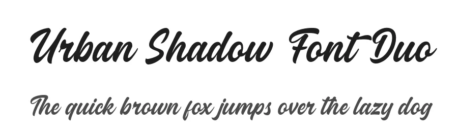 Urban Shadow Font Duo by Blankids Studio — Sans Serif Font