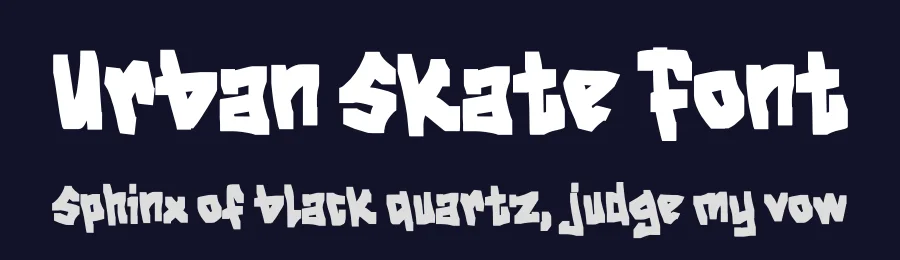 Urban Skate Font by Minimalist Eyes — Display Font — thumbnail 2