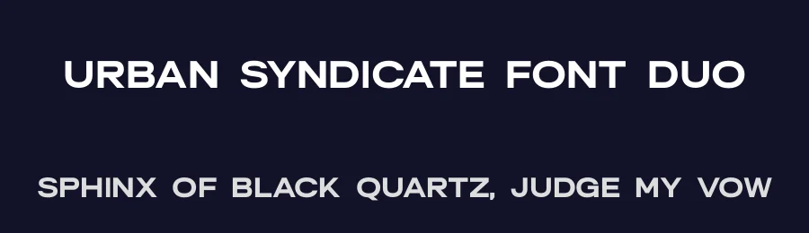 Urban Syndicate Font Duo by grahatype — Script Handwritten Font — thumbnail 2