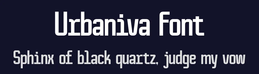 Urbaniva Font by BrandSemut — Sans Serif Font — thumbnail 2
