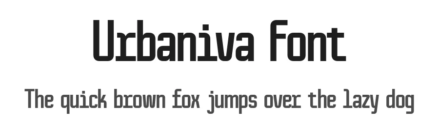 Urbaniva Font by BrandSemut — Sans Serif Font