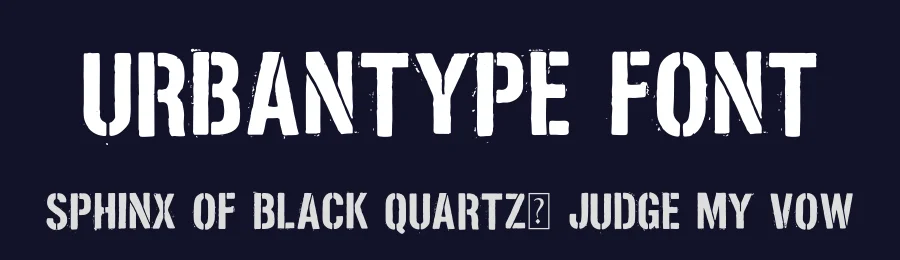 Urbantype Font by Akmalotype — Display Font — thumbnail 2