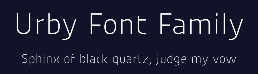 Urby Font Family by Jakob Runge — Sans Serif Font — thumbnail 2