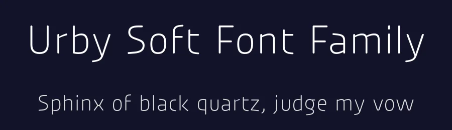 Urby Soft Font Family by Jakob Runge — Display Font — thumbnail 2