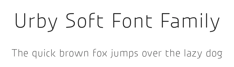 Urby Soft Font Family by Jakob Runge — Display Font