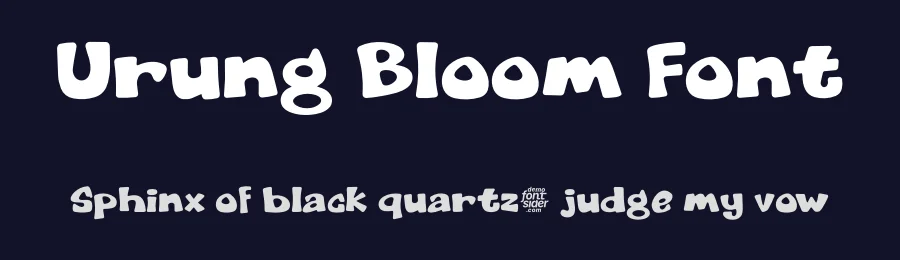 Urung Bloom Font by fontsider — Display Font — thumbnail 2