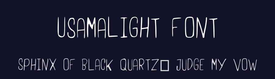 UsamaLight Font by Creativetacos — Decorative Font — thumbnail 2