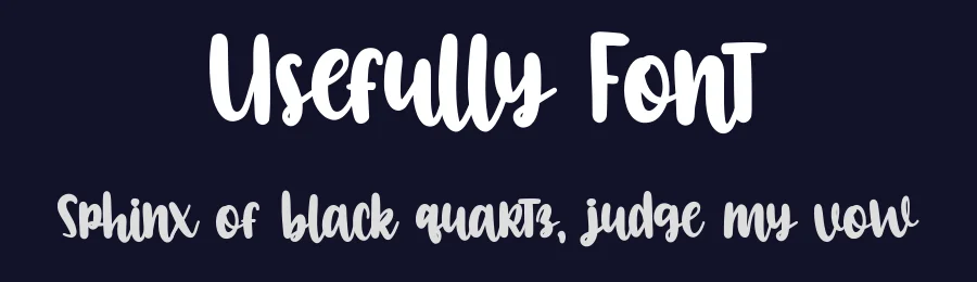 Usefully Font by bearydsgn — Script Handwritten Font — thumbnail 2