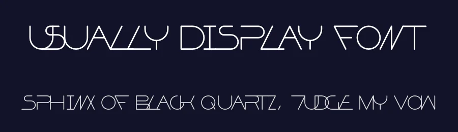 Usually Display Font by Alexey Atapin — Display Font — thumbnail 2