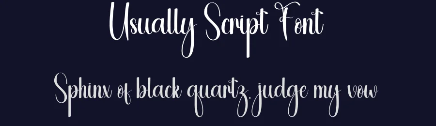 Usually Script Font by andikastudio — Script Handwritten Font — thumbnail 2