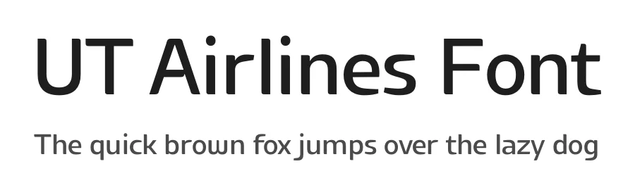 UT Airlines Font by Universitype — Sans Serif Font