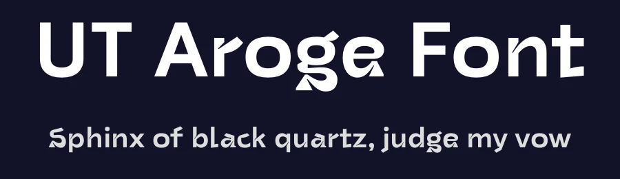 UT Aroge Font by Universitype — Sans Serif Font — thumbnail 2