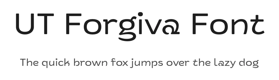 UT Forgiva Font by Universitype — Sans Serif Font