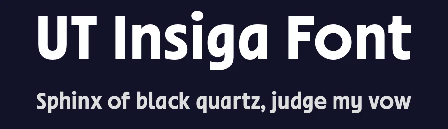 UT Insiga Font by Universitype — Display Font — thumbnail 2