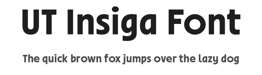 UT Insiga Font by Universitype — Display Font