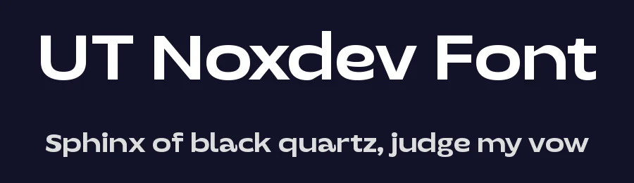 UT Noxdev Font by Universitype — Sans Serif Font — thumbnail 2
